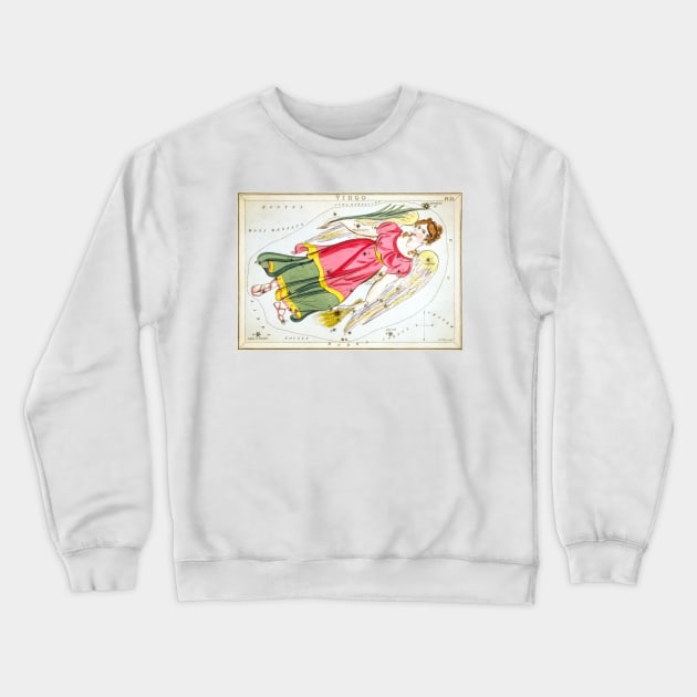 Virgo zodiac sign Crewneck Sweatshirt by MiRaFoto